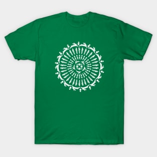 Rabbit and Vegetables Mandala T-Shirt